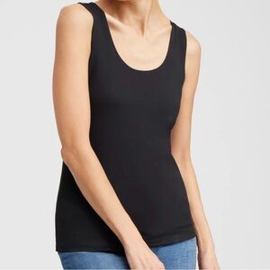 Chico's Black Fitted Sleeveless Tank Top